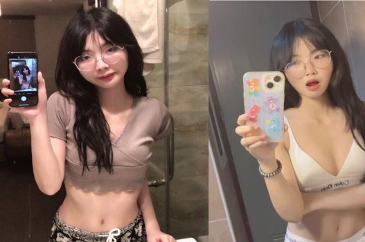 Em hở hang xinh đẹp bú cu