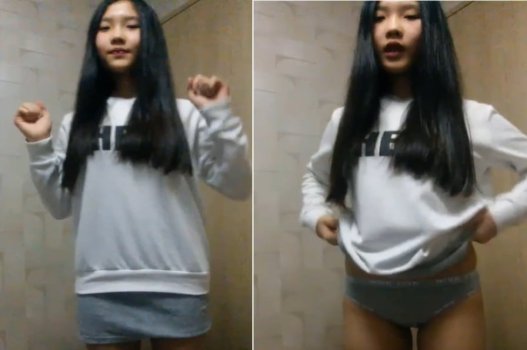 Gái trẻ xinh đẹp tung tăng nhảy rất sexy