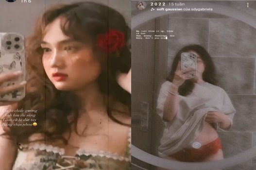 Mông to Hoài Thư show cho anh em coi chỗ ẩn