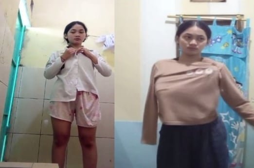 Một cô gái thích được quay video khi thực hiện các hoạt động 18+