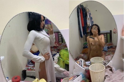 Nữ sinh mới tròn trắng đã sẵn sàng cho một cuộc yêu đương