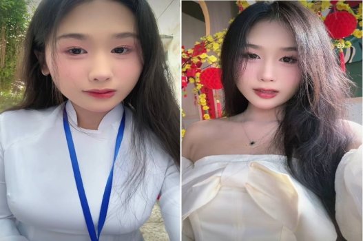 Em gái kêu gào mãn nguyện